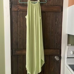 Bright Green Halter Dress